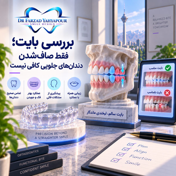 الاینر نباید صرفاً دندانهای قابلمشاهده در لبخند را مرتب کند