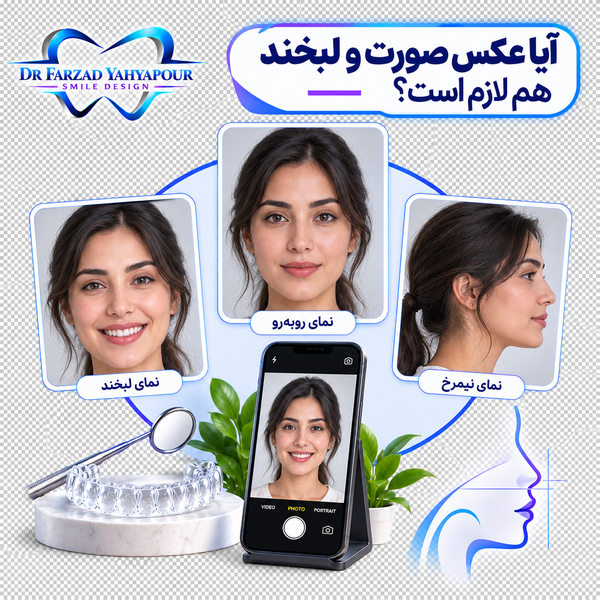 در کنار عکس‌های داخل دهانی برای الاینر، ممکن است برای ارزیابی اولیه از شما خواسته شود چند تصویر ساده از صورت نیز ارسال کنید